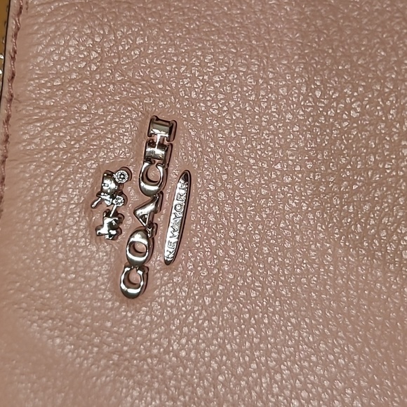 NWT Coach pink pebble leather bag - Picture 8 of 8